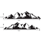 2 PCS/Set D-750 Mountain Pattern Car Modified Decorative Sticker, D-750