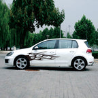 2 PCS/Set D-751 Flame Pattern Car Modified Decorative Sticker, D-751