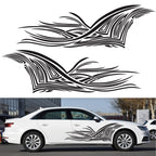 2 PCS/Set D-752 Lines Pattern Car Modified Decorative Sticker, D-752