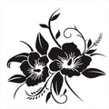 D-798 Flowers Bloom Pattern Car Modified Decorative Sticker, D-798