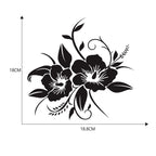 D-798 Flowers Bloom Pattern Car Modified Decorative Sticker, D-798