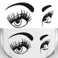 D-821 Beauty Eyes Pattern Car Modified Decorative Sticker, D-821