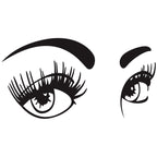 D-821 Beauty Eyes Pattern Car Modified Decorative Sticker, D-821