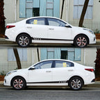 2 PCS/Set D-854 Stripe Pattern Car Modified Decorative Sticker, D-854