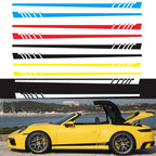 2 PCS/Set D-854 Stripe Pattern Car Modified Decorative Sticker, D-854