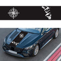 D-864 Compass Pattern Car Modified Decorative Sticker, D-864