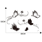 D-907 Butterflies Pattern Car Modified Decorative Sticker, D-907