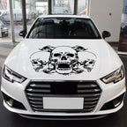 D-923 Three Skulls Pattern Car Modified Decorative Sticker, D-923
