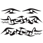 2 PCS/Set D-925 Flame Pattern Car Modified Decorative Sticker, D-925, D-924