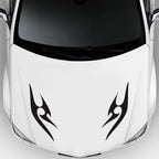 2 PCS/Set D-925 Flame Pattern Car Modified Decorative Sticker, D-925, D-924
