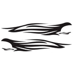 2 PCS/Set D-926 Fire Totem Pattern Car Modified Decorative Sticker, D-926