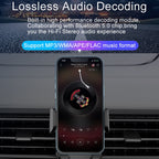 C1 Car Bluetooth 5.0 MP3 Player FM Transmitter Air Outlet Phone Holder, C1
