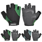 BOODUN 1408 4D Silicone Shock Absorbing Half Finger Breathable Bicycle Outdoor Riding Gloves, M, L, XL