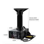 D-201 2 in 1 Intelligent Constant Temperature Soldering Iron With Solder Smoking Absorber Tool,, US Plug, UK Plug, AU Plug, EU Plug