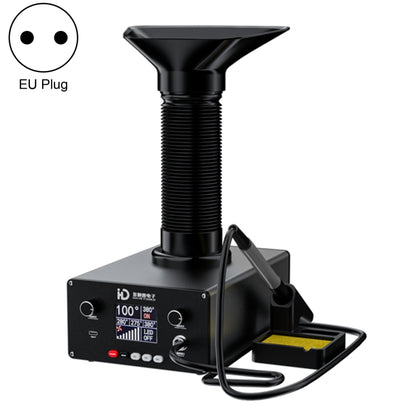 D-201 2 in 1 Intelligent Constant Temperature Soldering Iron With Solder Smoking Absorber Tool,, US Plug, UK Plug, AU Plug, EU Plug