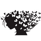 D-956 Butterfly Girl Pattern Car Modified Decorative Sticker, D-956