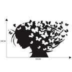 D-956 Butterfly Girl Pattern Car Modified Decorative Sticker, D-956