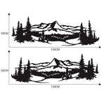 2 PCS/Set D-957 Mountains Pattern Car Modified Decorative Sticker, D-957