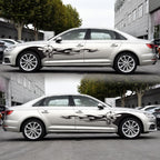 2 PCS/Set D-964 Skull Flame Pattern Car Modified Decorative Sticker, D-964