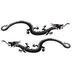 2 PCS/Set D-965 Dragon Pattern Car Modified Decorative Sticker, D-965