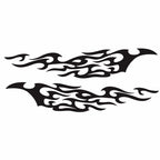 2 PCS/Set D-969 Flame Pattern Car Modified Decorative Sticker, D-969