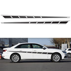 2 PCS/Set D-970 Checkered Flag Pattern Car Modified Decorative Sticker, D-970