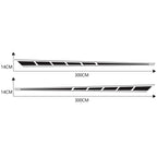 2 PCS/Set D-970 Checkered Flag Pattern Car Modified Decorative Sticker, D-970
