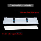 2 PCS ZS-3330 Truck LED Inside Reading Light Car Cabin Light Bar, DC12-80V, DC12V, DC24V