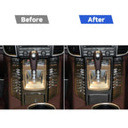 Car Carbon Fiber Central Control Multimedia Panel Decorative Sticker for Porsche Panamera 2010-2016, Central Control Multimedia Panel, Left Drive, Central Control Multimedia Panel, Right Drive