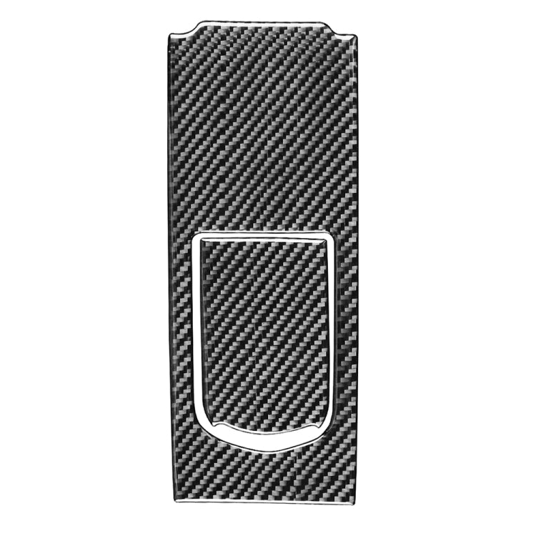 Car Carbon Fiber Rear Seat Multimedia Panel Decorative Sticker for Porsche Panamera 2010-2016, Left and Right Drive, Rear Seat Multimedia Panel