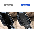 Car Carbon Fiber Rear Seat Multimedia Panel Decorative Sticker for Porsche Panamera 2010-2016, Left and Right Drive, Rear Seat Multimedia Panel