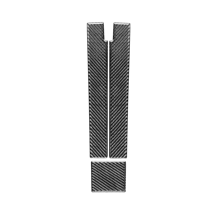 Car Carbon Fiber Rear Armrest Box Panel Decorative Sticker for Porsche Panamera 2010-2016, Left and Right Drive, Rear Armrest Box Panel