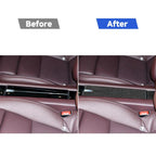 Car Carbon Fiber Rear Armrest Box Panel Decorative Sticker for Porsche Panamera 2010-2016, Left and Right Drive, Rear Armrest Box Panel