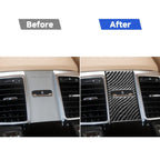 Car Carbon Fiber Rear Seat Adjustment Panel Decorative Sticker for Porsche Panamera 2010-2016, Left and Right Drive, Rear Seat Adjustment Panel, A, Rear Seat Adjustment Panel, B, Rear Seat Adjustment Panel, C