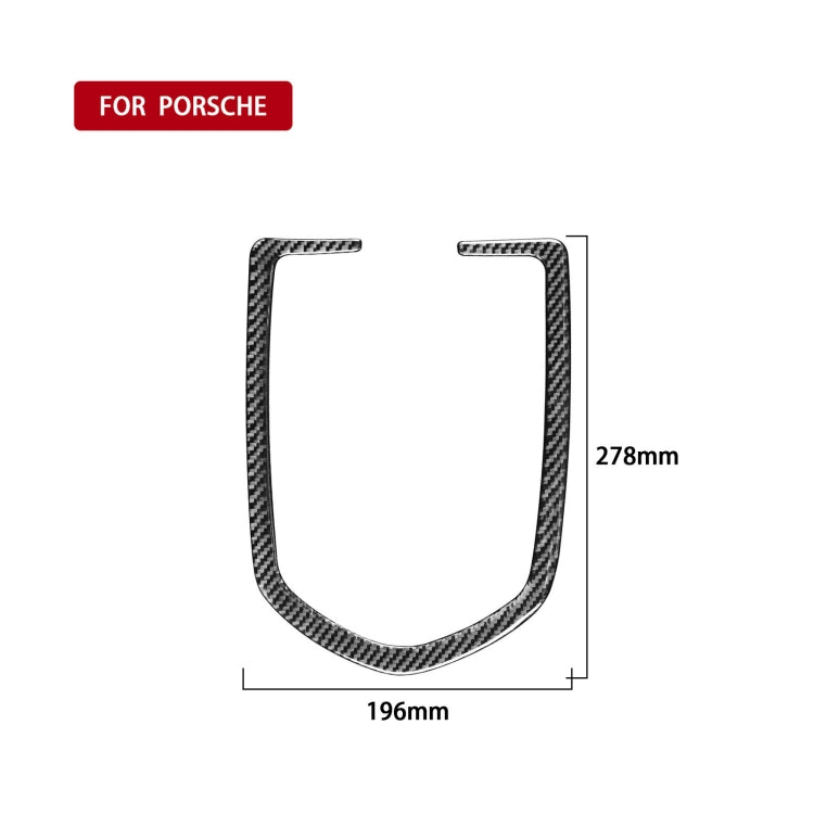 Car Carbon Fiber Front Reading Light Decorative Sticker for Porsche Panamera 2010-2016, Left and Right Drive, Front Reading Light