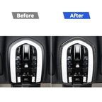 Car Carbon Fiber Front Reading Light Decorative Sticker for Porsche Panamera 2010-2016, Left and Right Drive, Front Reading Light