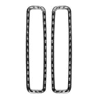 Car Carbon Fiber B-pillar Air Outlet Decorative Sticker for Porsche Panamera 2010-2016, Left and Right Drive, B-pillar Air Outlet