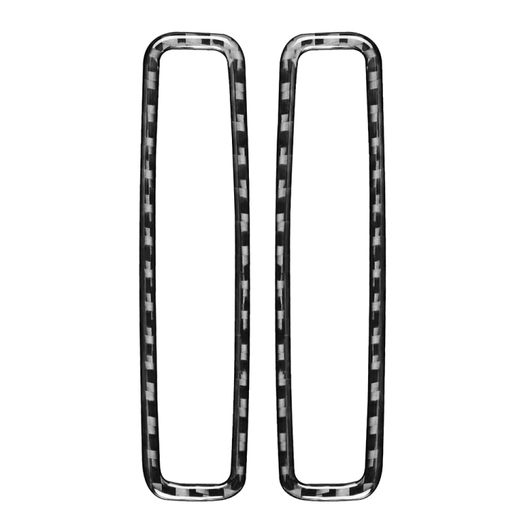 Car Carbon Fiber B-pillar Air Outlet Decorative Sticker for Porsche Panamera 2010-2016, Left and Right Drive, B-pillar Air Outlet