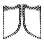 Car Carbon Fiber Dashboard Air Outlet Decorative Sticker for Porsche Panamera 2010-2016, Left and Right Drive, Dashboard Air Outlet