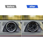 Car Carbon Fiber Speedometer Decorative Sticker for Porsche Panamera 2010-2016, Left and Right Drive, Speedometer