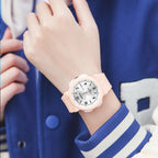 Sanda 6097 TPU Strap Dual Calendar Waterproof Electronic Watch