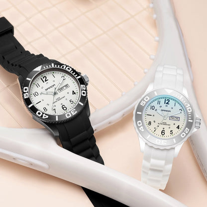 SANDA 9005 TPU Strap Dual Display Waterproof Electronic Watch