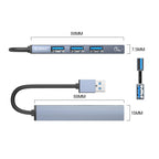AH-A13 USB 3.0 x 1 + USB 2.0 x 3 to USB 3.0 HUB Adapter, AH-A13