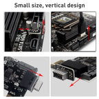 10 PCS 73S Mainboard USB 3.0 19P/20P to Type-E90 Degree Adapter, 10pcs