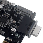 10 PCS 73S Mainboard USB 3.0 19P/20P to Type-E90 Degree Adapter, 10pcs