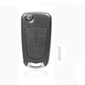 For Opel Car Foldable Blade Key Case with Screw Hole, 2-button HU100 without Slot, 3-button HU100 without Slot