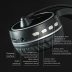 SOYTO SY-T30C Long Microphone Bluetooth Wireless Noise Cancelling Ergonomic Gaming Headset, SY-T30C