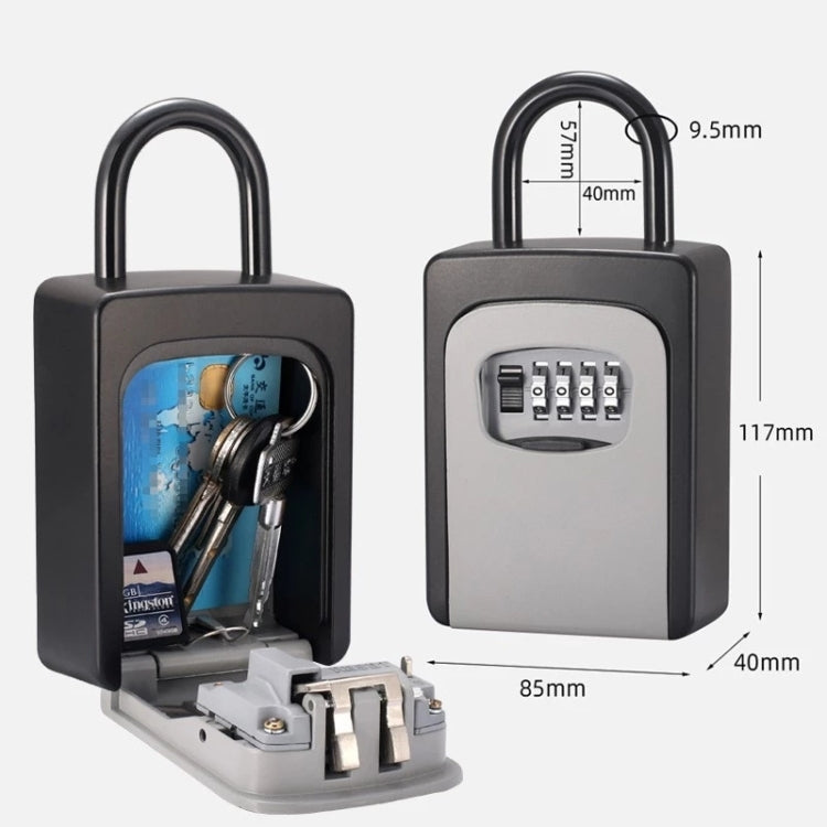 KS6500 Installation-free Hanging Decoration Key Password Box, Orange, Black, Red, Blue