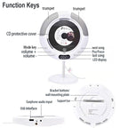 Kecag KC-607 Wall Mounted Bluetooth Compact Disc Album CD Player, KC-607(White)