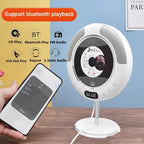 Kecag KC-607 Wall Mounted Bluetooth Compact Disc Album CD Player, KC-607(White)
